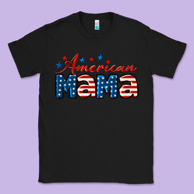 American Mama Mother's Day Classic Tee Designed By Lillyallendesigns