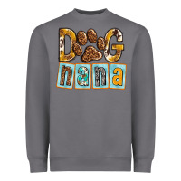 Storm Dog Nana with Paw Heavyweight Sweatshirt - texasbilliewilder