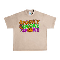 French Oak spooky with lightning bolt Urban Heavy Tee - BundleAndBundleShop