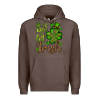 Coffee St. Patrick's A wee bit irish Premium Hoodie - OliviaCreatesArt