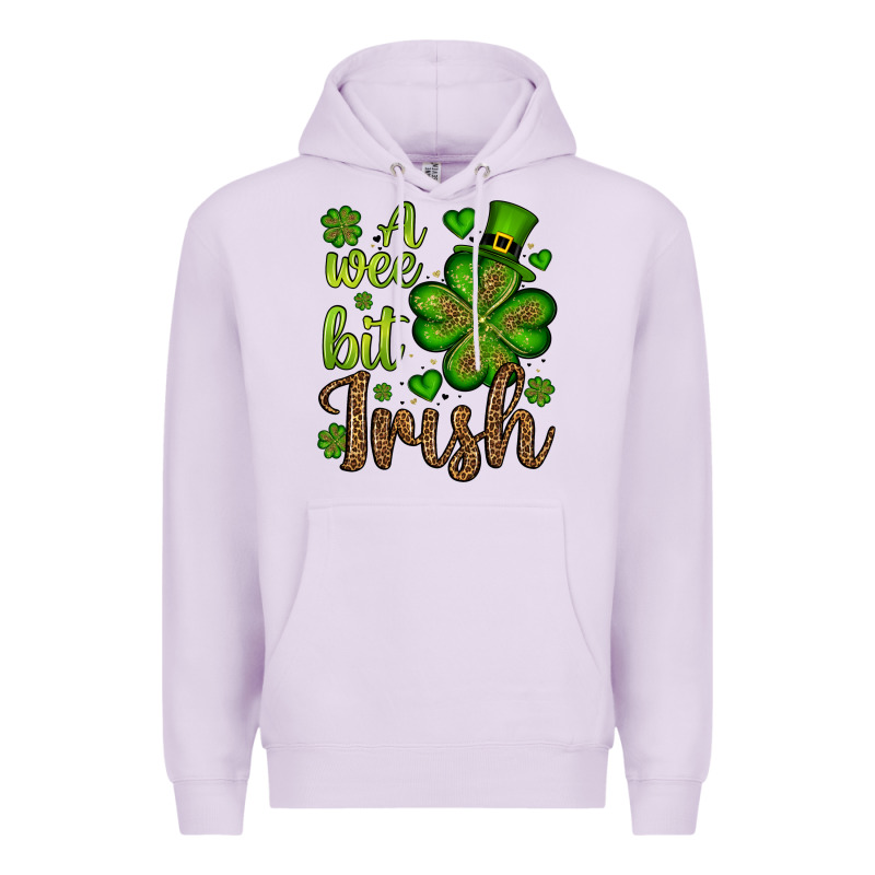 St. Patrick's A Wee Bit Irish Premium Hoodie by OliviaCreatesArt | Teevron