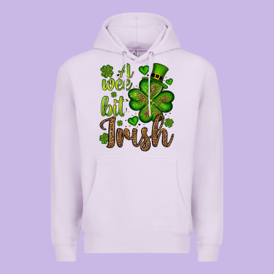 St. Patrick's A Wee Bit Irish Premium Hoodie Designed By Oliviacreatesart