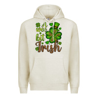 Oatmeal Heather St. Patrick's A wee bit irish Premium Hoodie - OliviaCreatesArt