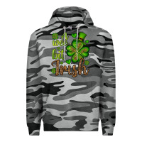 Slate Camo St. Patrick's A wee bit irish Premium Hoodie - OliviaCreatesArt