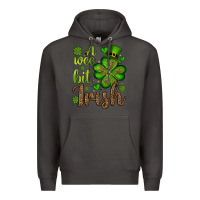 Smoke St. Patrick's A wee bit irish Premium Hoodie - OliviaCreatesArt