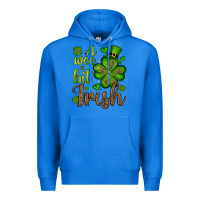 True Royal St. Patrick's A wee bit irish Premium Hoodie - OliviaCreatesArt