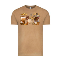Vintage Camel Bakery Coffee Cups With Cookie Bbs Vintage Tee - BundleAndBundleShop