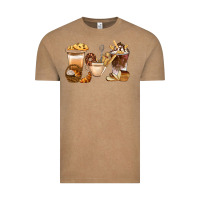 Bakery Coffee Cups With Cookie Bbs Vintage Tee | Teevron