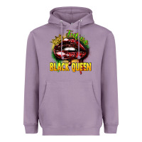 Lavender Future black queen Heavyweight Hoodie - FaDigitalArtStudio