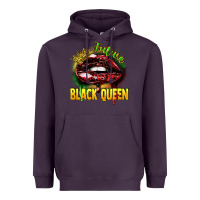 Plum Future black queen Heavyweight Hoodie - FaDigitalArtStudio