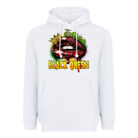 White Future black queen Heavyweight Hoodie - FaDigitalArtStudio
