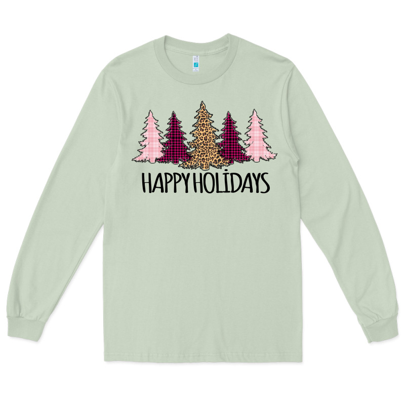 Happy Holidays Tree Long Sleeve Tee by Bettercallsaul | Teevron