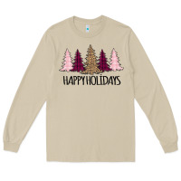 Mushroom Happy Holidays Tree Long Sleeve Tee - Bettercallsaul