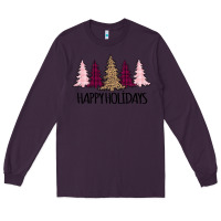 Plum Happy Holidays Tree Long Sleeve Tee - Bettercallsaul