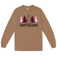 Toasted Coconut Happy Holidays Tree Long Sleeve Tee - Bettercallsaul