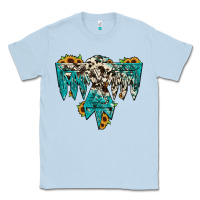 Dusty Blue thunderbird Classic Tee - JahusDesignShop