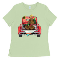 Matcha Christmas truck Ladies Tee - BarkalooDesign
