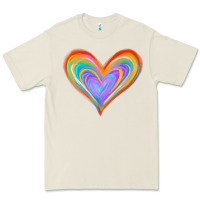 Bone Watercolor Pride Heart Premium Tee - Jasminsmagicworld