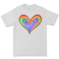 Dove Grey Watercolor Pride Heart Premium Tee - Jasminsmagicworld