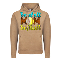 Vintage Coffee Baseball Mom Softball Vintage Hoodie - BundleAndBundleShop