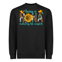 Black Being a Nana Makes My Life Complete Heavyweight Sweatshirt - texasbilliewilder