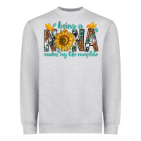 Being A Nana Makes My Life Complete Heavyweight Sweatshirt | Teevron