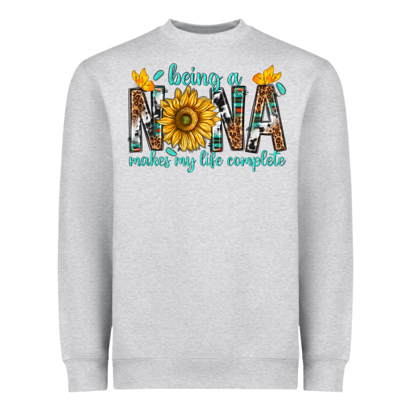 Being A Nana Makes My Life Complete Heavyweight Sweatshirt by texasbilliewilder | Teevron