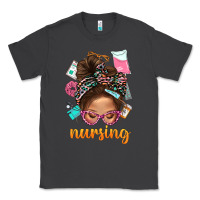 Smoke Messy Bun Nursing With Leopard Glasses Bbs Classic Tee - BundleAndBundleShop