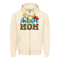 Sandshell proud autism mom Zipper Hoodie - CowGirlArtShop