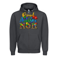 Smoke proud autism mom Zipper Hoodie - CowGirlArtShop