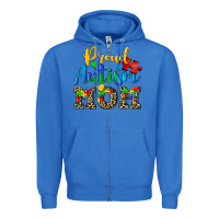 True Royal proud autism mom Zipper Hoodie - CowGirlArtShop