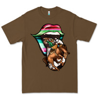 Cacao Serape Cowboy Tongue Premium Tee - Jasminsmagicworld