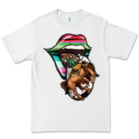 White Serape Cowboy Tongue Premium Tee - Jasminsmagicworld
