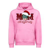 Fuchsia Pink mom Christmas Urban Hoodie - CowhideDigitalArt