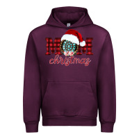 Mauve Wine mom Christmas Urban Hoodie - CowhideDigitalArt