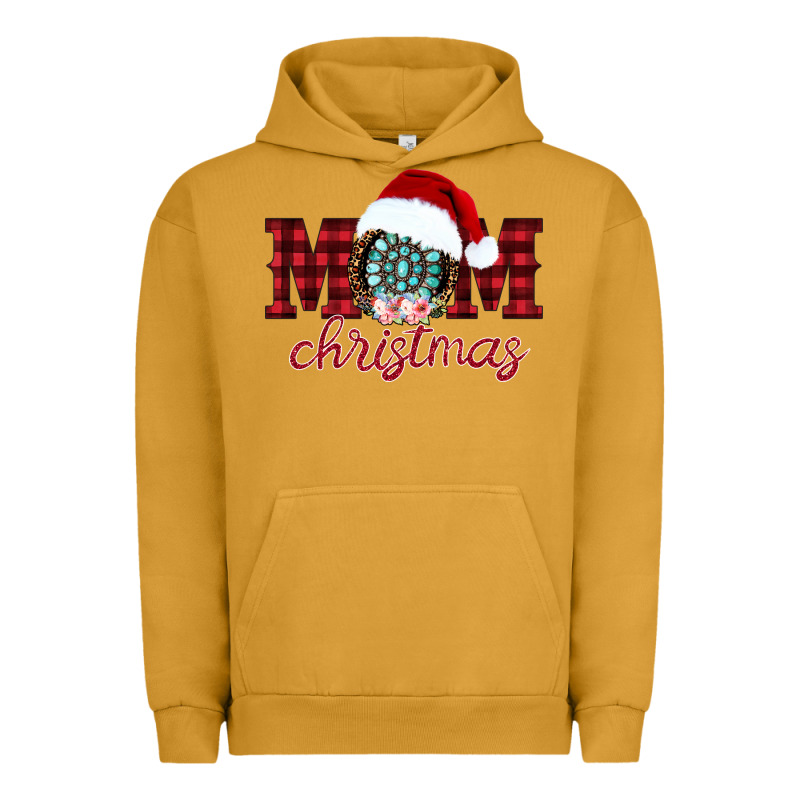 Mom Christmas Urban Hoodie by CowhideDigitalArt | Teevron