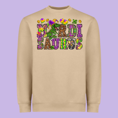 Mardi Saurus Heavyweight Sweatshirt Designed By Nancycooperartshop
