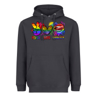 Smoke Peace love equality Heavyweight Hoodie - FaDigitalArtStudio