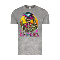 Cloud Rock Cowgirl Skeleton With Landscape Vintage Tee - BundleAndBundleShop