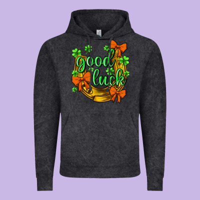St.patrick's Good Luck Vintage Hoodie Designed By Bundleandbundleshop
