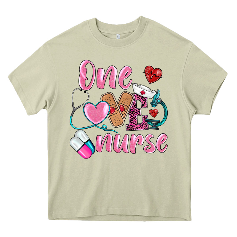 One Loved Nurse Heavy Core Tee by BarkalooDesign | Teevron