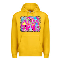 Lemon Hot Girl Summer Tie Dye Leopard Premium Hoodie - CowCowDesign