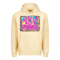 Pina Colada Hot Girl Summer Tie Dye Leopard Premium Hoodie - CowCowDesign