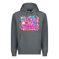 Rock Hot Girl Summer Tie Dye Leopard Premium Hoodie - CowCowDesign