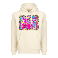 Sandshell Hot Girl Summer Tie Dye Leopard Premium Hoodie - CowCowDesign