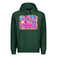 Sports Green Hot Girl Summer Tie Dye Leopard Premium Hoodie - CowCowDesign