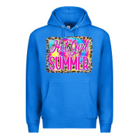 True Royal Hot Girl Summer Tie Dye Leopard Premium Hoodie - CowCowDesign