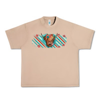 Burro cow floral Urban Heavy Tee - JahusDesignShop