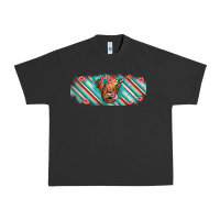 Pigment Black cow floral Urban Heavy Tee - JahusDesignShop