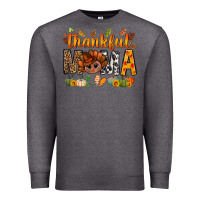 Charcoal Heather thankful mama and turkey bbs Premium Sweatshirt - BundleAndBundleShop